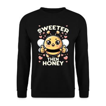 Amoureux des abeilles Apiculteurs Amis de la nature Apiculteurs - Sweat-shirt Unisexe - noir - Devant - Alina (178cm) & Michal (187cm)
