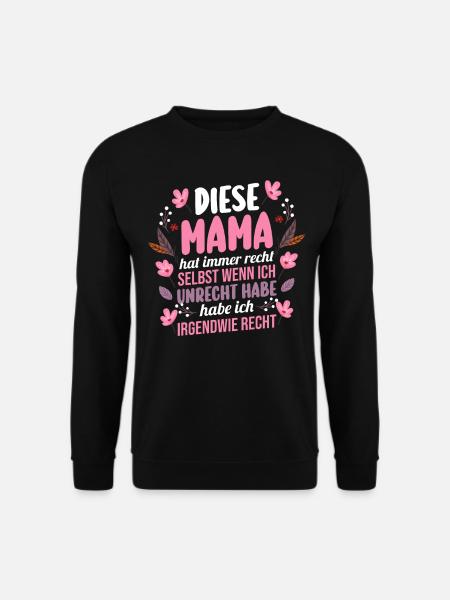 Mutter Muttertag Mama - Unisex Pullover - Schwarz