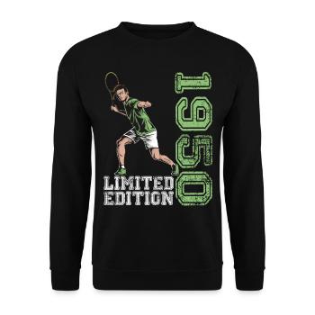 Limited Edition 1950 Limited Edition Tennis - Unisex Pullover - Schwarz - Vorne - Alina (178cm) & Michal (187cm)