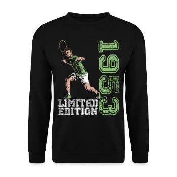 Édition limitée 1953 Édition limitée Tennis - Sweat-shirt Unisexe - noir - Devant - Alina (178cm) & Michal (187cm)