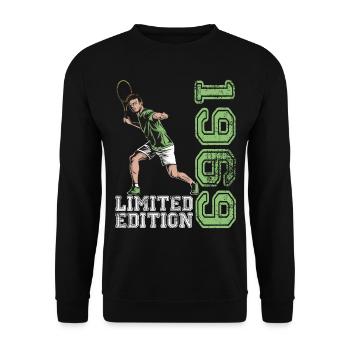 Édition limitée 1969 Édition limitée Tennis - Sweat-shirt Unisexe - noir - Devant - Alina (178cm) & Michal (187cm)