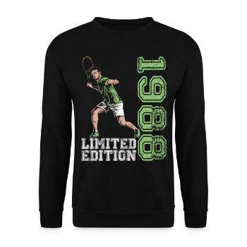 Édition limitée 1988 Édition limitée Tennis - Sweat-shirt Unisexe - noir - Devant - Alina (178cm) & Michal (187cm)