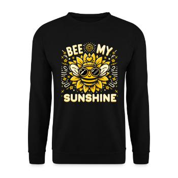 Bee Lovers Beekeepers Naturefriends Beekeepers - Unisex Sweatshirt - black - Front - Alina (178cm) & Michal (187cm)