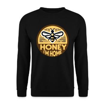 Amoureux des abeilles Apiculteurs Amis de la nature Apiculteurs - Sweat-shirt Unisexe - noir - Devant - Alina (178cm) & Michal (187cm)