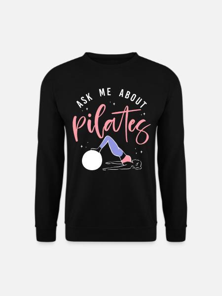 Instructeur de Pilates Enseignant Demandez-moi - Sweat-shirt Unisexe - noir
