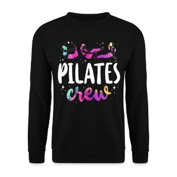 Pilates Instructor Teacher Pilates - Unisex Pullover - Schwarz - Vorne - Alina (178cm) & Michal (187cm)