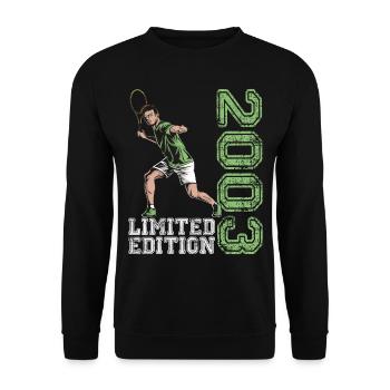 Édition limitée 2003 Édition limitée Tennis - Sweat-shirt Unisexe - noir - Devant - Alina (178cm) & Michal (187cm)