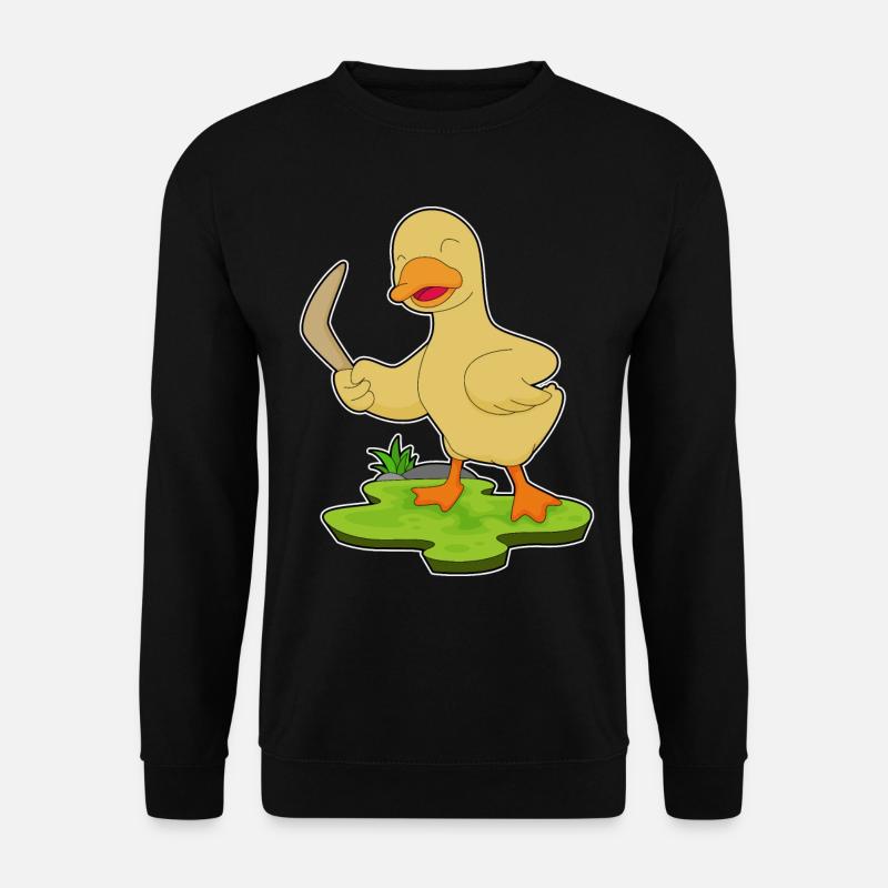 Duck Boomerang - Unisex Sweatshirt - black