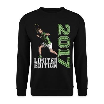 Limited Edition 2017 Limited Edition Tennis - Unisex Pullover - Schwarz - Vorne - Alina (178cm) & Michal (187cm)