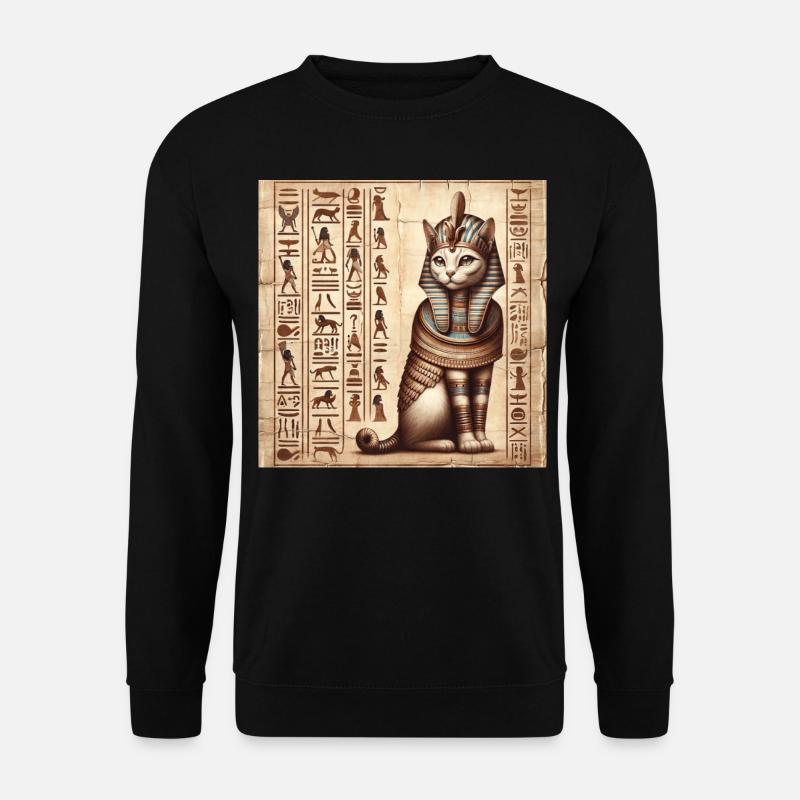Pharaon Papyrus Scroll Désert Rétro - Sweat-shirt Unisexe - noir