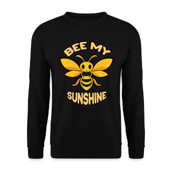 Bee Lovers Beekeepers Naturefriends Beekeepers - Unisex Sweatshirt - black - Front - Alina (178cm) & Michal (187cm)