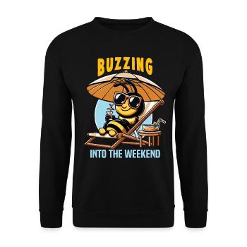 Amoureux des abeilles Apiculteurs Amis de la nature Apiculteurs - Sweat-shirt Unisexe - noir - Devant - Alina (178cm) & Michal (187cm)