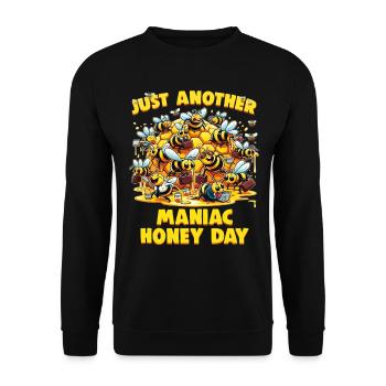 Amoureux des abeilles Apiculteurs Amis de la nature Apiculteurs - Sweat-shirt Unisexe - noir - Devant - Alina (178cm) & Michal (187cm)