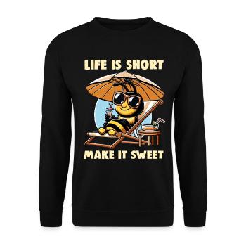 Amoureux des abeilles Apiculteurs Amis de la nature Apiculteurs - Sweat-shirt Unisexe - noir - Devant - Alina (178cm) & Michal (187cm)