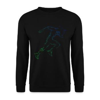 Fitness Cross Country Running Laufen Running - Sweat-shirt Unisexe - noir - Devant - Alina (178cm) & Michal (187cm)