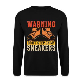 Sneakerhead Sneaker Collector - Unisex Sweatshirt - black - Front - Alina (178cm) & Michal (187cm)