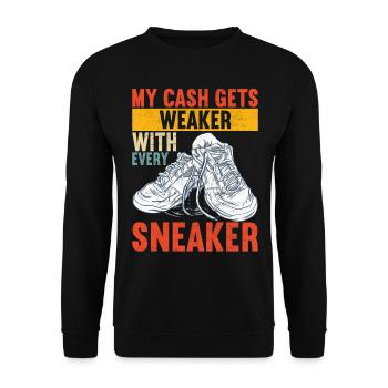 Sneakerhead Sneaker Collector - Sweat-shirt Unisexe - noir - Devant - Alina (178cm) & Michal (187cm)