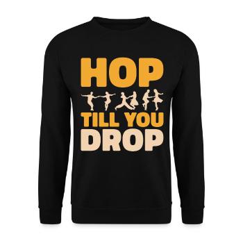 Lindy Hop Tänzer Swing Tanzpaar Swing Dance - Unisex Pullover - Schwarz - Vorne - Alina (178cm) & Michal (187cm)