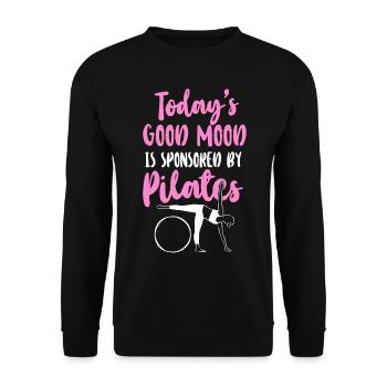 Pilates Instructor Teacher Today's - Unisex Pullover - Schwarz - Vorne - Alina (178cm) & Michal (187cm)