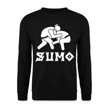 Sumo - Unisex Pullover - Schwarz - Vorne - Alina (178cm) & Michal (187cm)