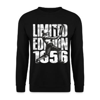 Édition limitée 1956 Édition limitée Cricket - Sweat-shirt Unisexe - noir - Devant - Alina (178cm) & Michal (187cm)