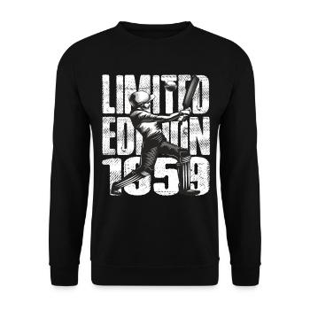 Limited Edition 1959 Limited Edition Cricket - Unisex Pullover - Schwarz - Vorne - Alina (178cm) & Michal (187cm)