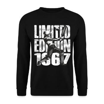 Édition limitée 1967 Édition limitée Cricket - Sweat-shirt Unisexe - noir - Devant - Alina (178cm) & Michal (187cm)