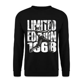 Limited Edition 1968 Limited Edition Cricket - Unisex Sweatshirt - black - Front - Alina (178cm) & Michal (187cm)