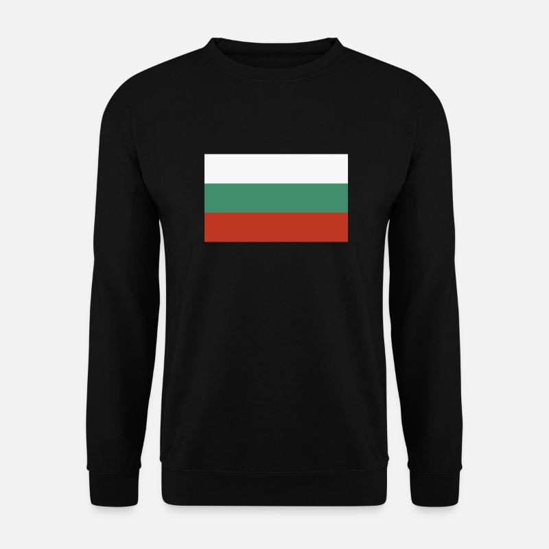 Drapeau de la Bulgarie - Sweat-shirt Unisexe - noir