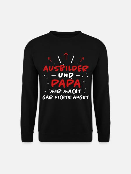 Ausbilder Spruch Beruf Lustiges Ausbilder Geschenk - Unisex Pullover - Schwarz