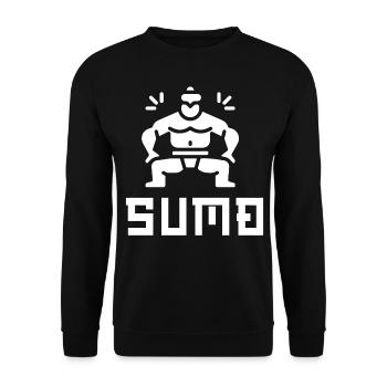 Sumo - Unisex Pullover - Schwarz - Vorne - Alina (178cm) & Michal (187cm)
