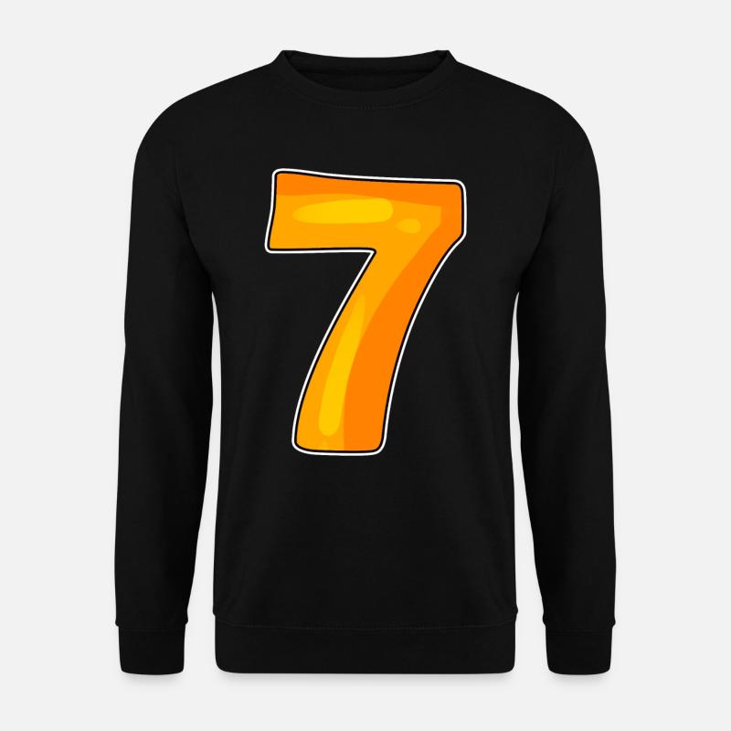 7 - Unisex Sweatshirt - black