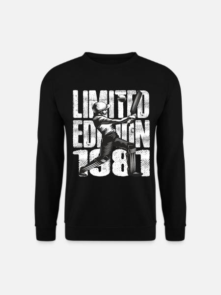Limited Edition 1981 Limited Edition Cricket - Unisex Pullover - Schwarz