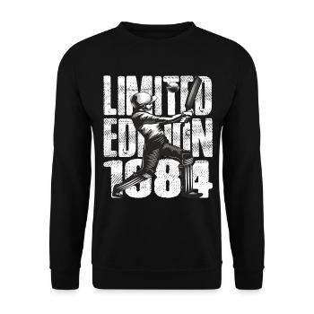 Limited Edition 1984 Limited Edition Cricket - Unisex Sweatshirt - black - Front - Alina (178cm) & Michal (187cm)