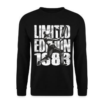 Limited Edition 1983 Limited Edition Cricket - Unisex Sweatshirt - black - Front - Alina (178cm) & Michal (187cm)