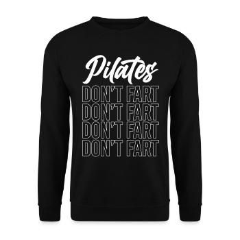Pilates Instructor Teacher Pilates - Unisex Pullover - Schwarz - Vorne - Alina (178cm) & Michal (187cm)