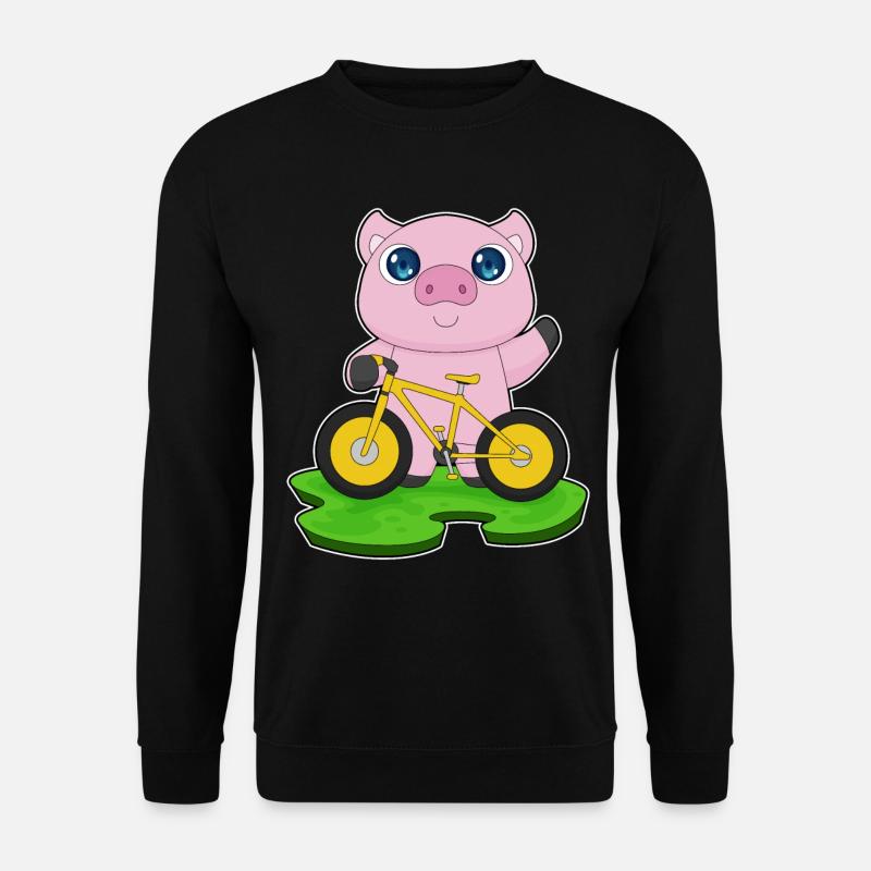 Vélo de cochon - Sweat-shirt Unisexe - noir