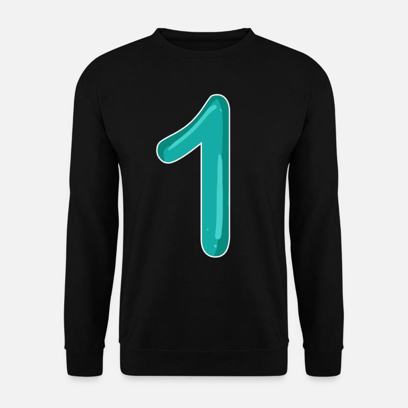Number 1 - Unisex Sweatshirt - black