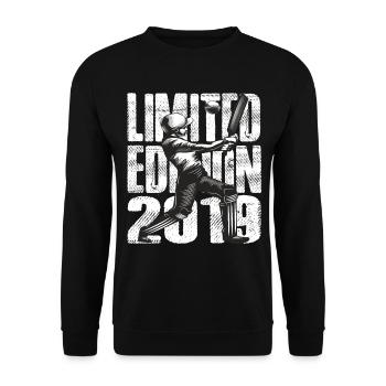 Limited Edition 2019 Limited Edition Cricket - Unisex Pullover - Schwarz - Vorne - Alina (178cm) & Michal (187cm)