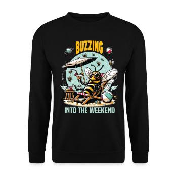 Amoureux des abeilles Apiculteurs Amis de la nature Apiculteurs - Sweat-shirt Unisexe - noir - Devant - Alina (178cm) & Michal (187cm)