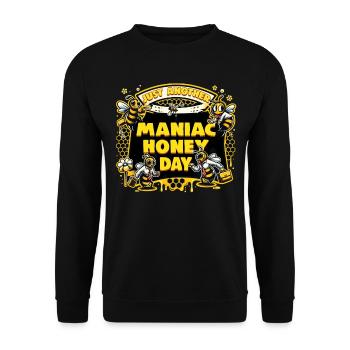 Amoureux des abeilles Apiculteurs Amis de la nature Apiculteurs - Sweat-shirt Unisexe - noir - Devant - Alina (178cm) & Michal (187cm)
