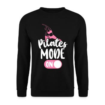 Pilates Instructor Teacher Pilates - Unisex Pullover - Schwarz - Vorne - Alina (178cm) & Michal (187cm)