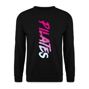 Pilates Instructor Teacher Pilates - Unisex Pullover - Schwarz - Vorne - Alina (178cm) & Michal (187cm)