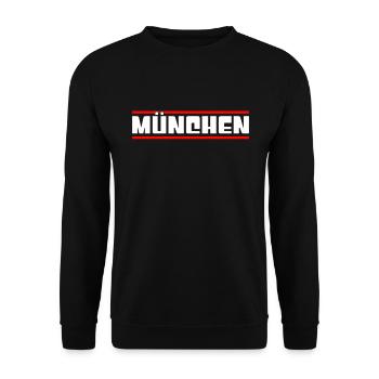 Munich - Sweat-shirt Unisexe - noir - Devant - Alina (178cm) & Michal (187cm)