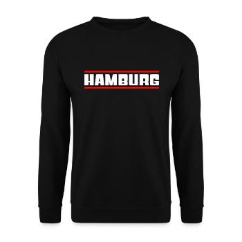 Hambourg - Sweat-shirt Unisexe - noir - Devant - Alina (178cm) & Michal (187cm)