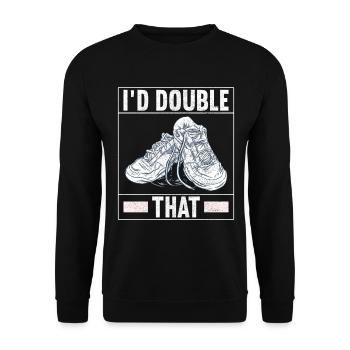 Sneakerhead Collectionneur de baskets - Sweat-shirt Unisexe - noir - Devant - Alina (178cm) & Michal (187cm)