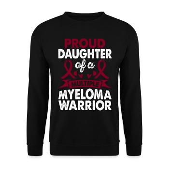 Fille de la sensibilisation au myélome multiple - Sweat-shirt Unisexe - noir - Devant - Alina (178cm) & Michal (187cm)