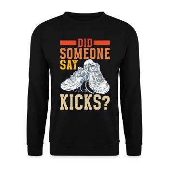 Sneakerhead Sneaker Collector - Unisex Sweatshirt - black - Front - Alina (178cm) & Michal (187cm)