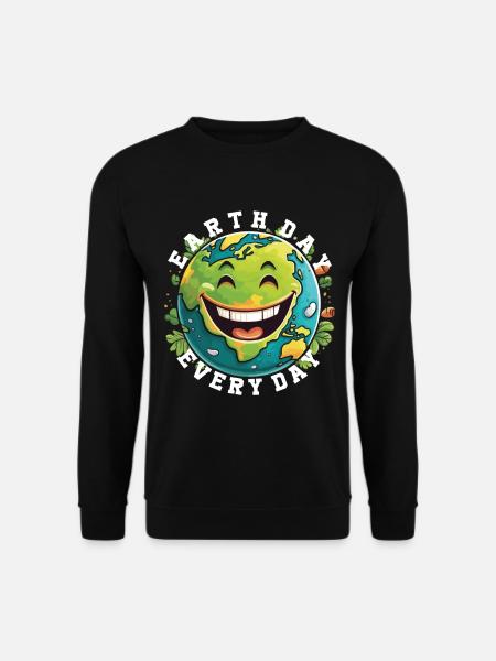 Earth Day Everyday - Unisex Sweatshirt - black