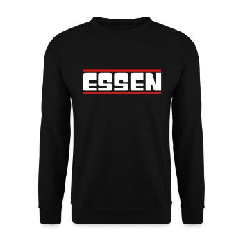Eat - Unisex Sweatshirt - black - Front - Alina (178cm) & Michal (187cm)